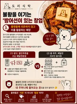 방어선이 있는 창업 시리즈 3편